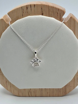 Collar Huella con destellos 