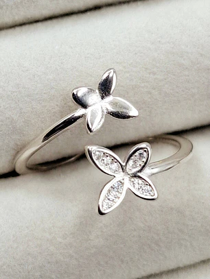Anillo Mariposas Ajustable