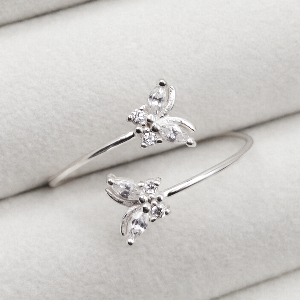 Anillo Mariposas Ajustable