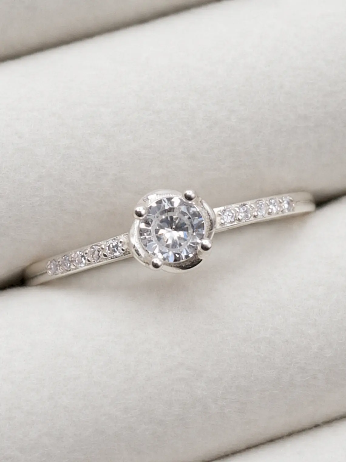 Anillo Solitario Destellos 1