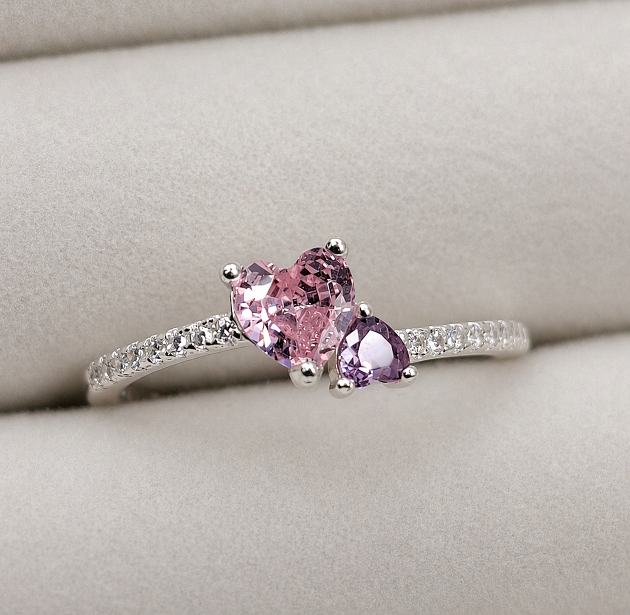 Anillo Corazón dúo