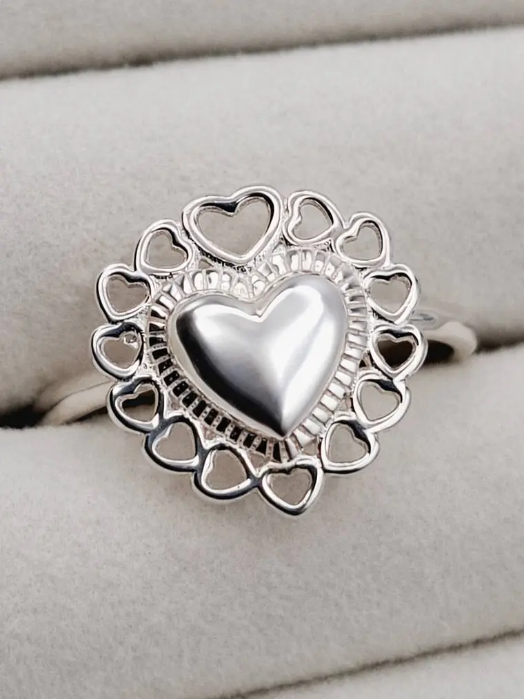 Anillo Corazón Encanto 1