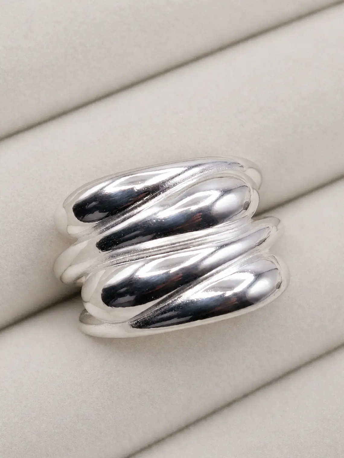 Anillo Triple Ondas 1