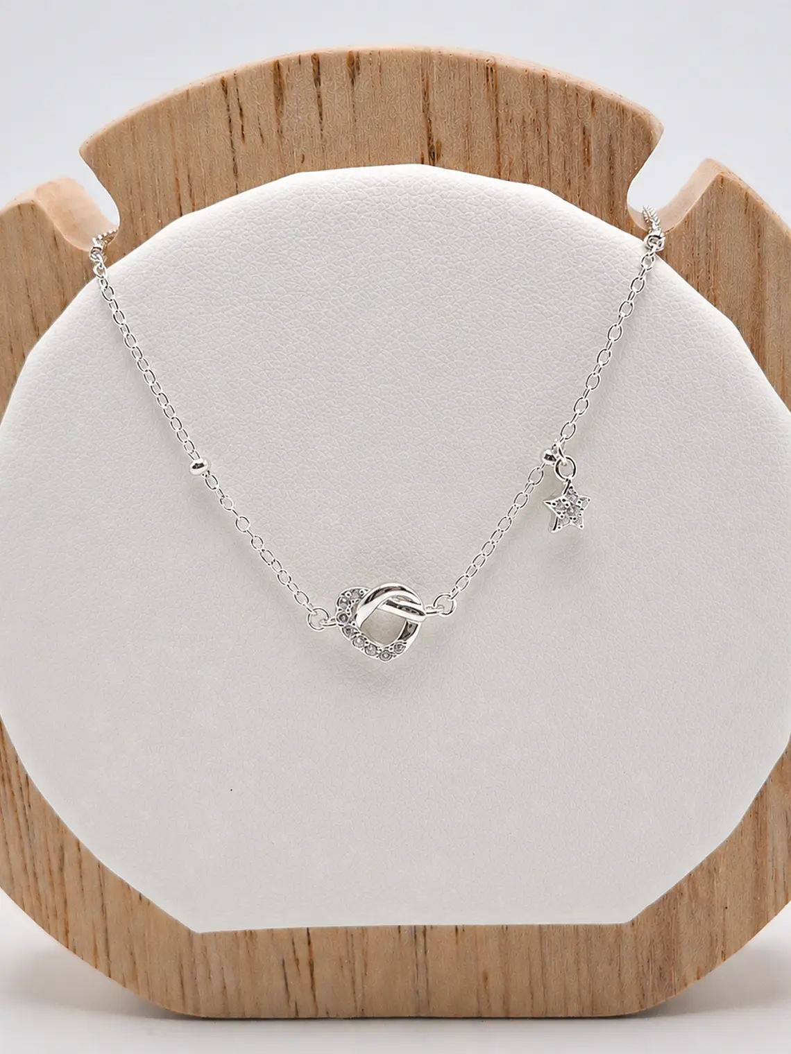 Pulsera Corazón y estrella con destellos 1