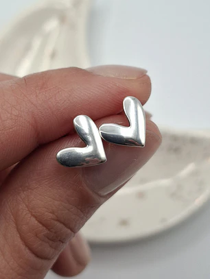 Aros Corazón Liso