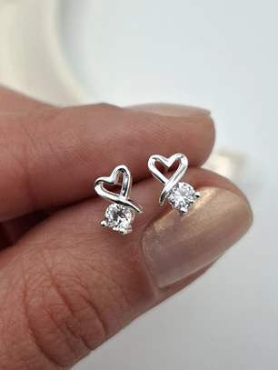 Aros Corazón Destello