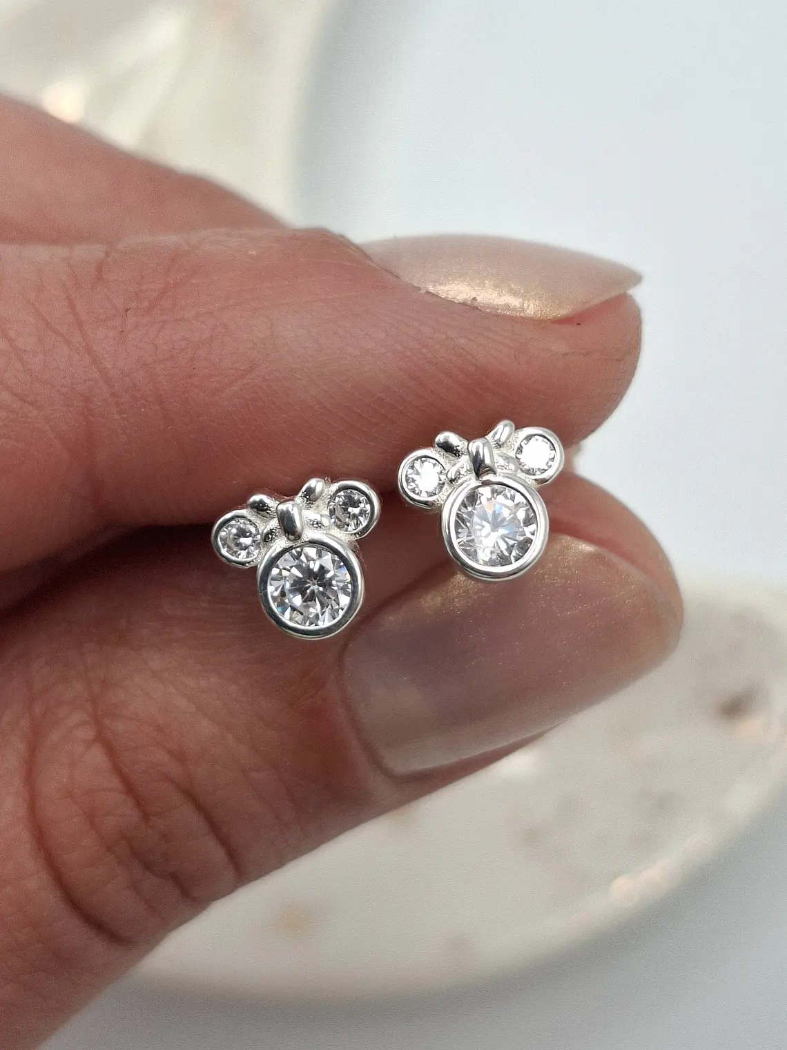 Aros Minnie Cristal 1
