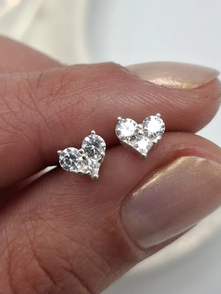 Aros Corazón Destello 1