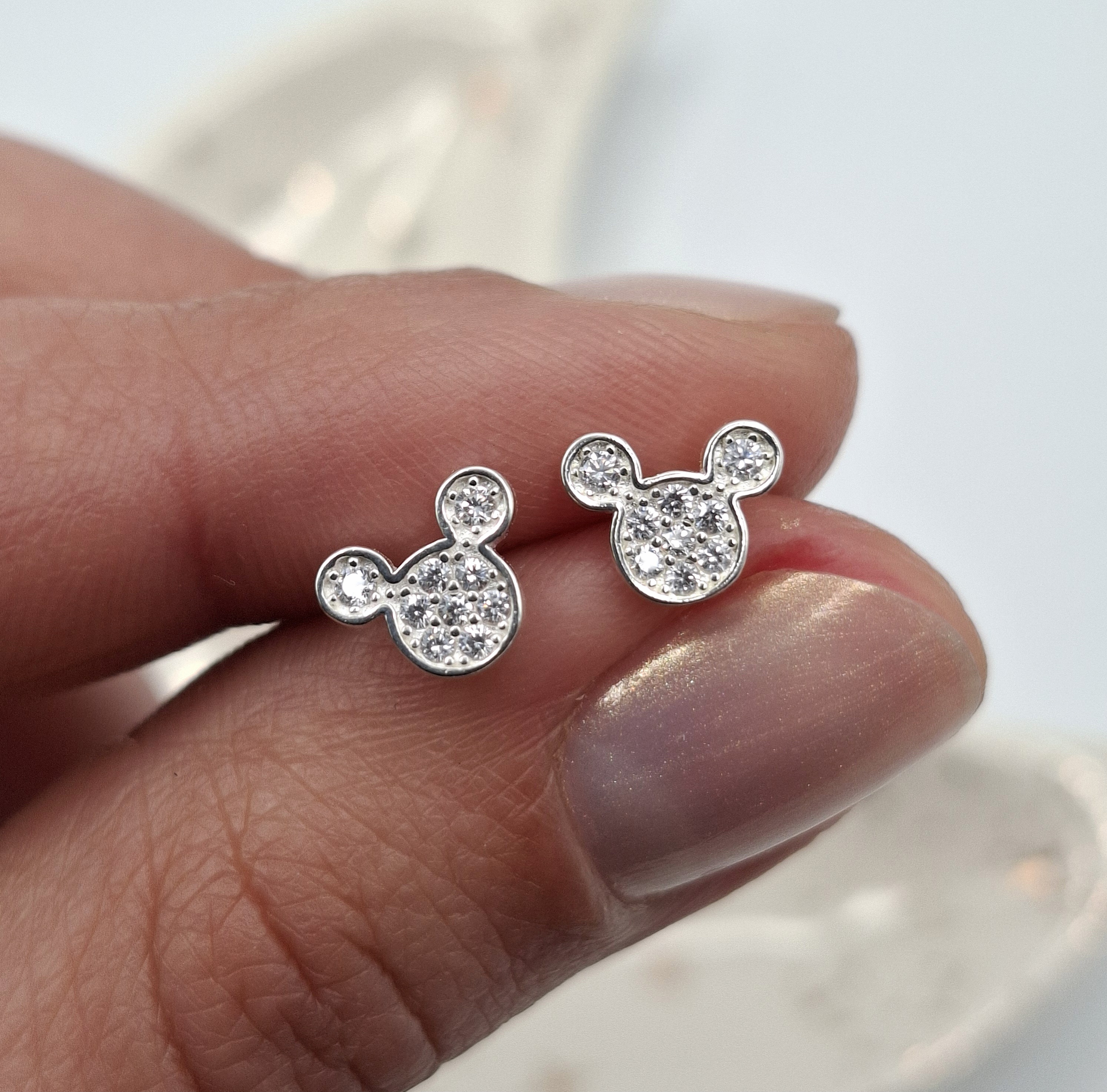 Aros Silueta Mouse Brillo