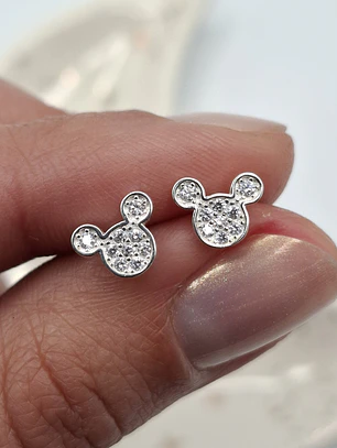 Aros Silueta Mouse Brillo