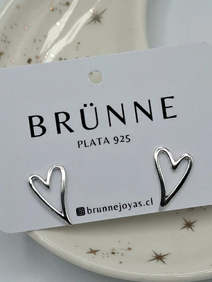 Aros Corazón Silueta