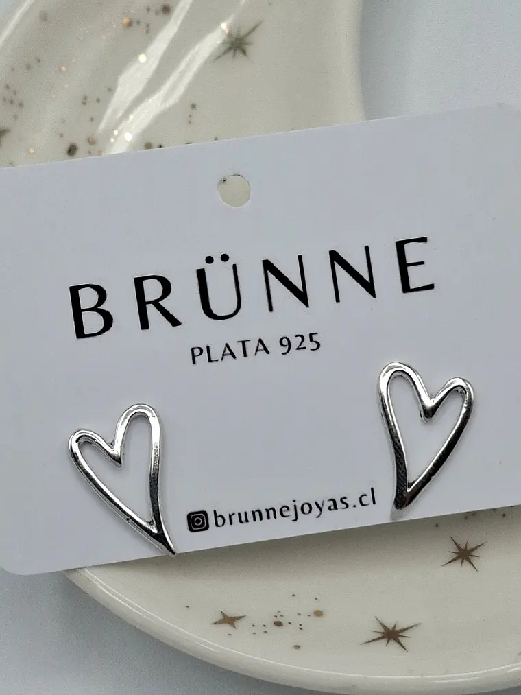 Aros Corazón Silueta 1