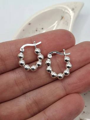 Argollas Mini Esferas