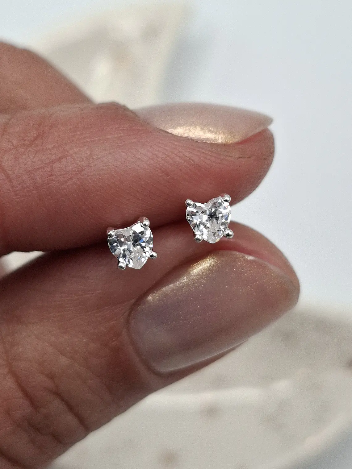 Aros Corazón con Tope 1