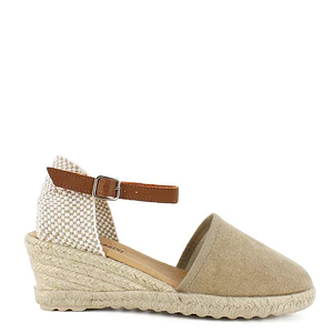 Bruno Ferrini Alpargatas de cuero para dama TOP12505