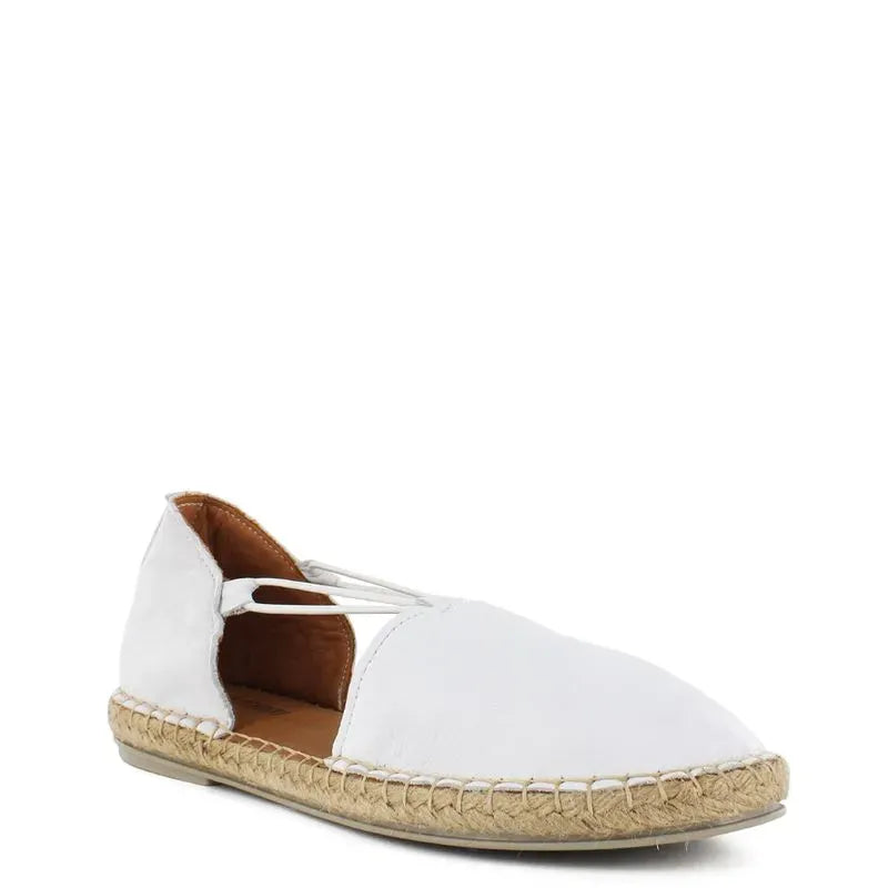 Bruno Ferrini Alpargatas de cuero para dama 22606B 4