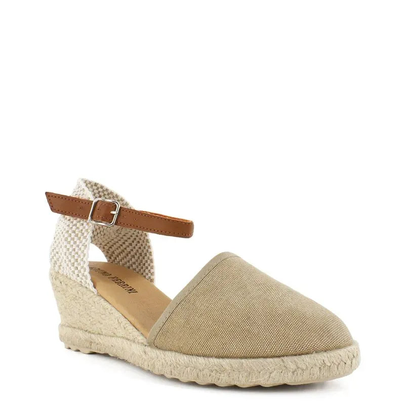 Bruno Ferrini Alpargatas de cuero para dama TOP12505 2