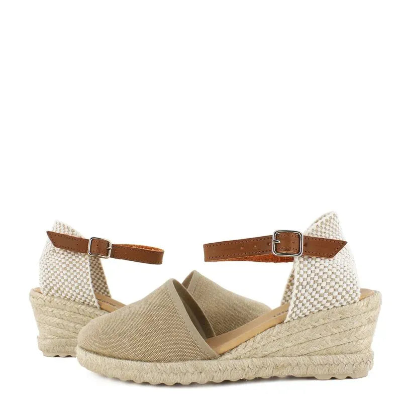 Bruno Ferrini Alpargatas de cuero para dama TOP12505 5