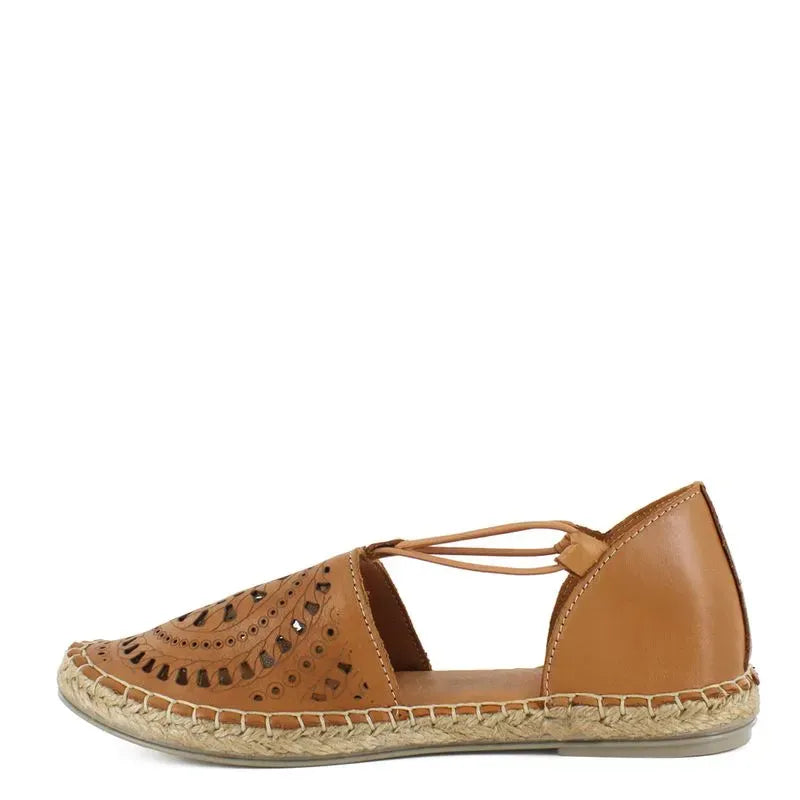 Bruno Ferrini Alpargatas de cuero para dama TOP12501 2