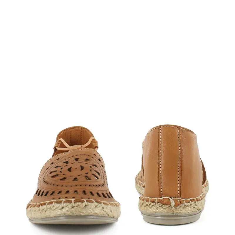 Bruno Ferrini Alpargatas de cuero para dama TOP12501 3