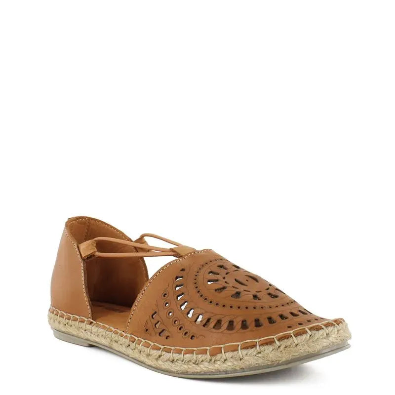 Bruno Ferrini Alpargatas de cuero para dama TOP12501 4