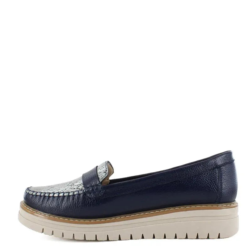 Bruno Ferrini Mocasines de cuero para dama JDJ12502 2