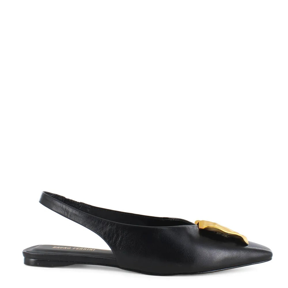 Bruno Ferrini Balerinas de cuero para dama CAR12601 1