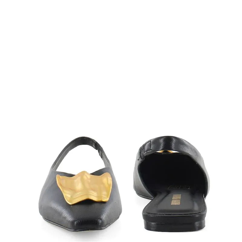 Bruno Ferrini Balerinas de cuero para dama CAR12601 3