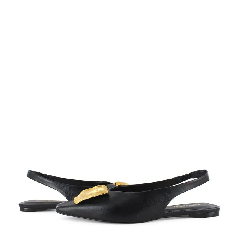 Bruno Ferrini Balerinas de cuero para dama CAR12601 4