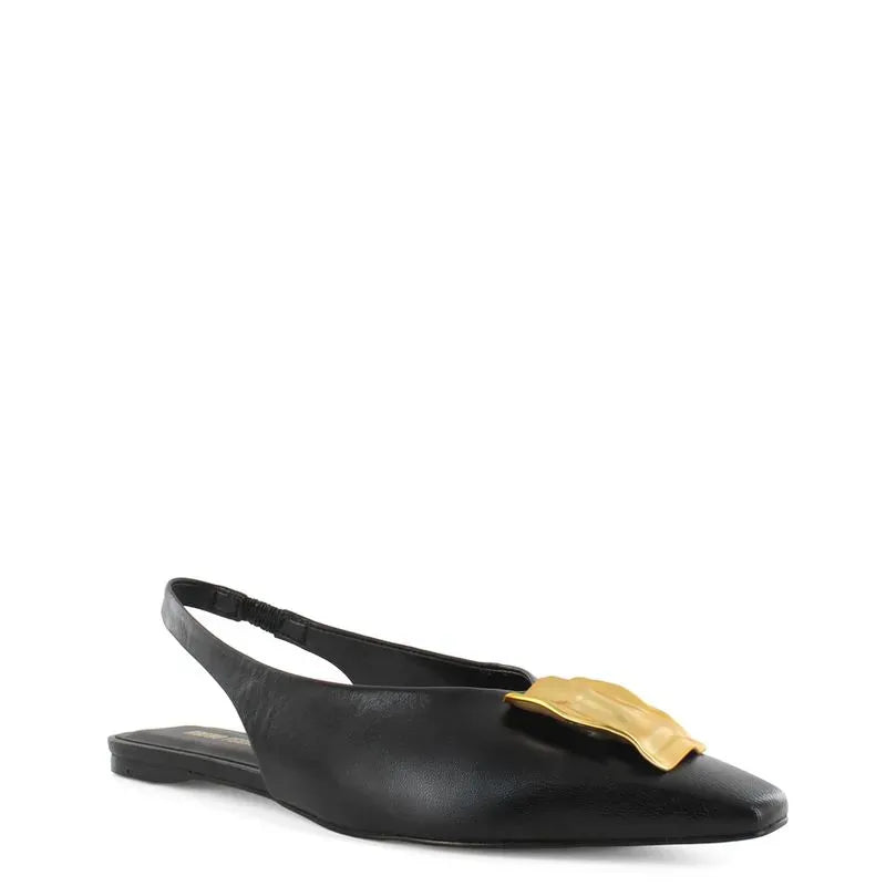 Bruno Ferrini Balerinas de cuero para dama CAR12601 5