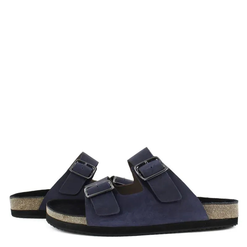 Bruno Ferrini Sandalia de cuero para caballero SN12306H01 4