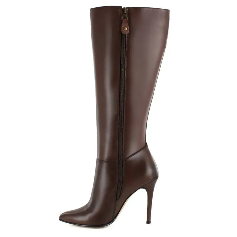 Bruno Ferrini Botas de cuero para dama DG22409 3