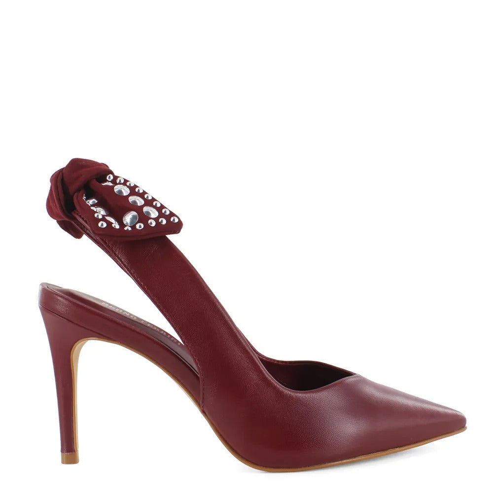 Bruno Ferrini Stilettos de cuero para dama CAR22401 1