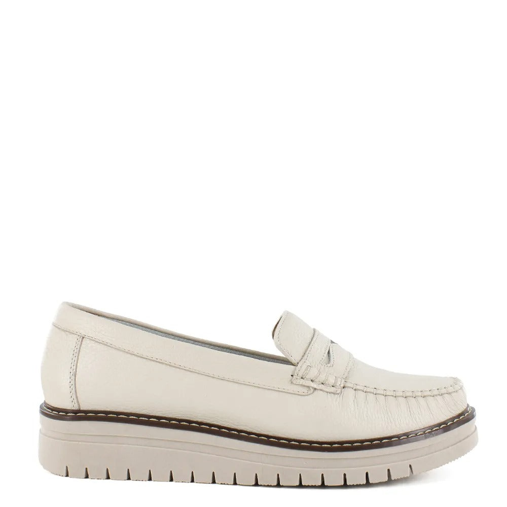 Bruno Ferrini Mocasines de cuero para dama JDJ12402 1