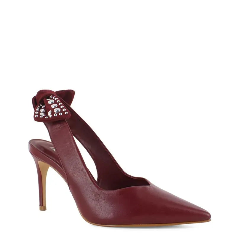 Bruno Ferrini Stilettos de cuero para dama CAR22401 4