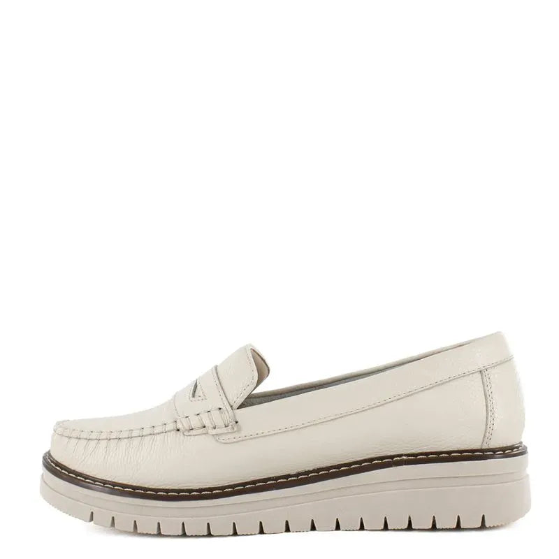 Bruno Ferrini Mocasines de cuero para dama JDJ12402 2