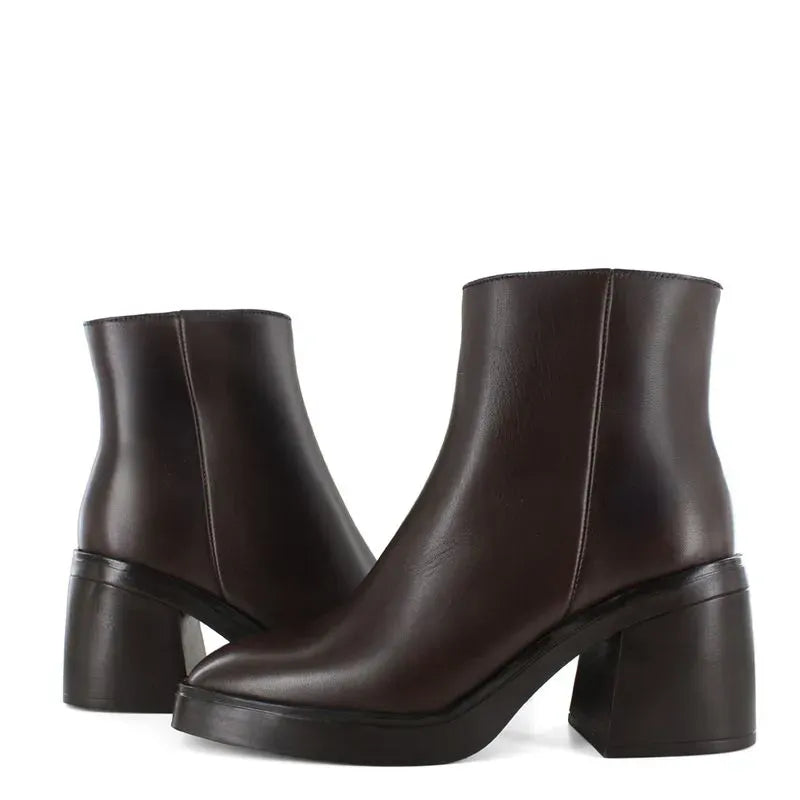 Bruno Ferrini Botines de cuero para dama HJ22401P01 5