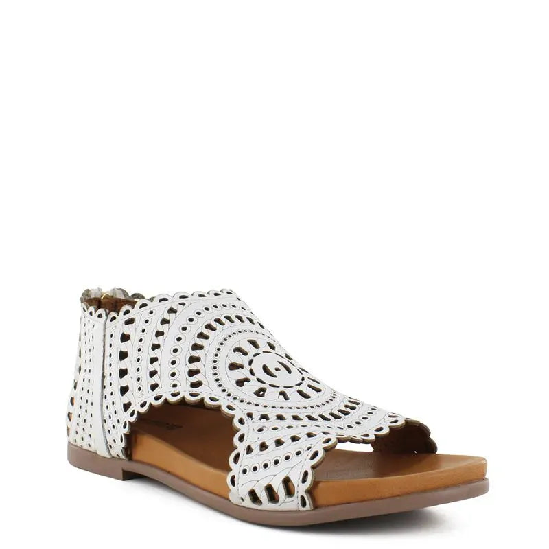 Bruno Ferrini Sandalias de cuero para dama TOP12506 4