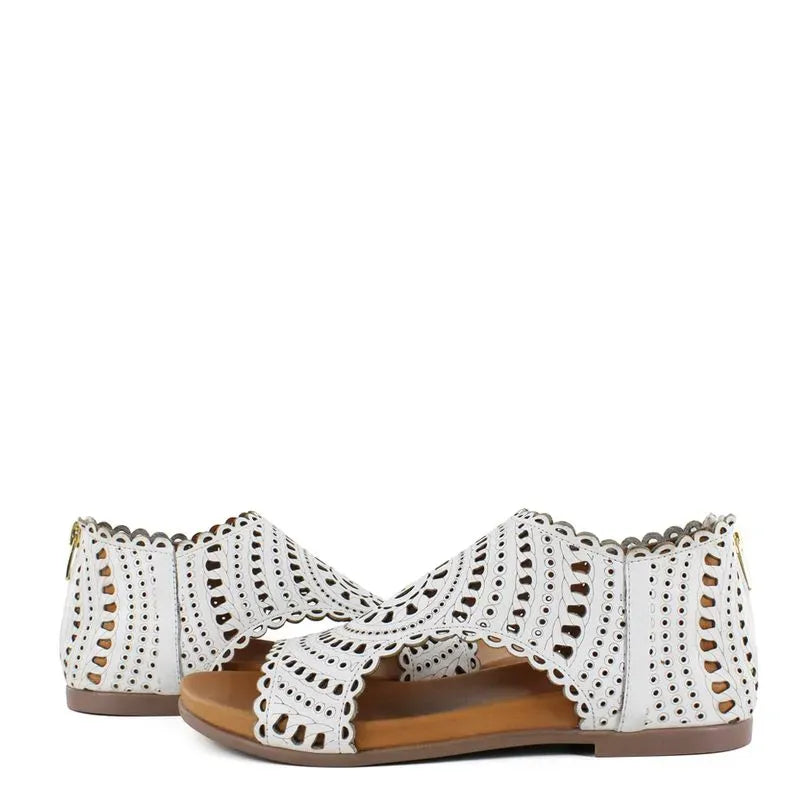 Bruno Ferrini Sandalias de cuero para dama TOP12506 5