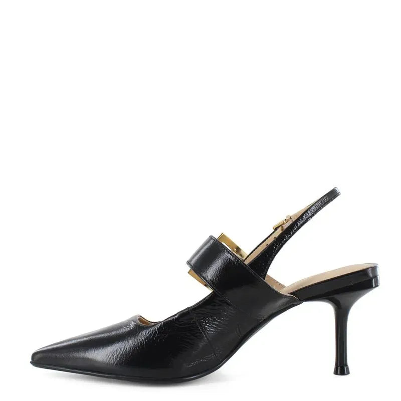 Bruno Ferrini Stilettos de cuero para dama JBS12602 2