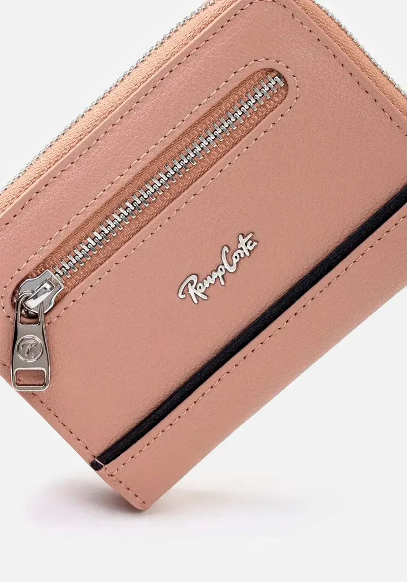 MONEDERO CASUAL CON COMPARTIMIENTOS PARA MONEDAS Y TARJETAS Look 3