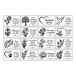 PLACA 25 X 20 CM - VÁRIAS CORES E MENSAGENS - EXCLUSIVO ÉPOCA FINADOS 2026