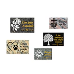 PLACA 25 X 20 CM - VÁRIAS CORES E MENSAGENS - EXCLUSIVO ÉPOCA FINADOS 2026