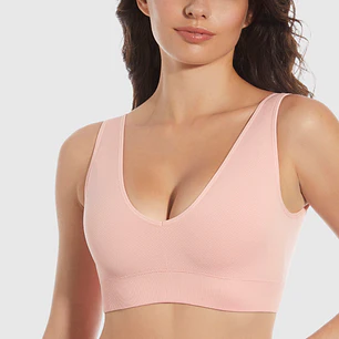 Soutien Sem Costuras Desportivo M Rosa