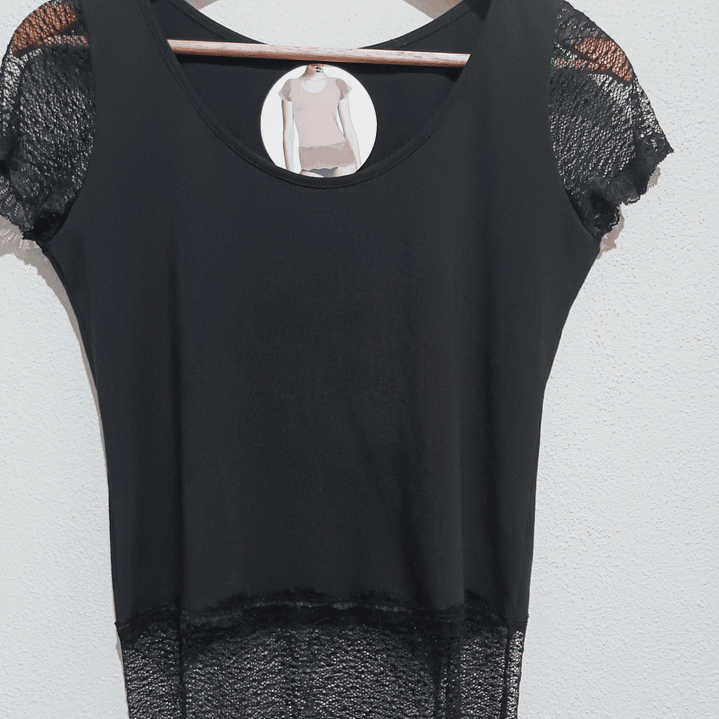 Camisola Algodão com Renda 1