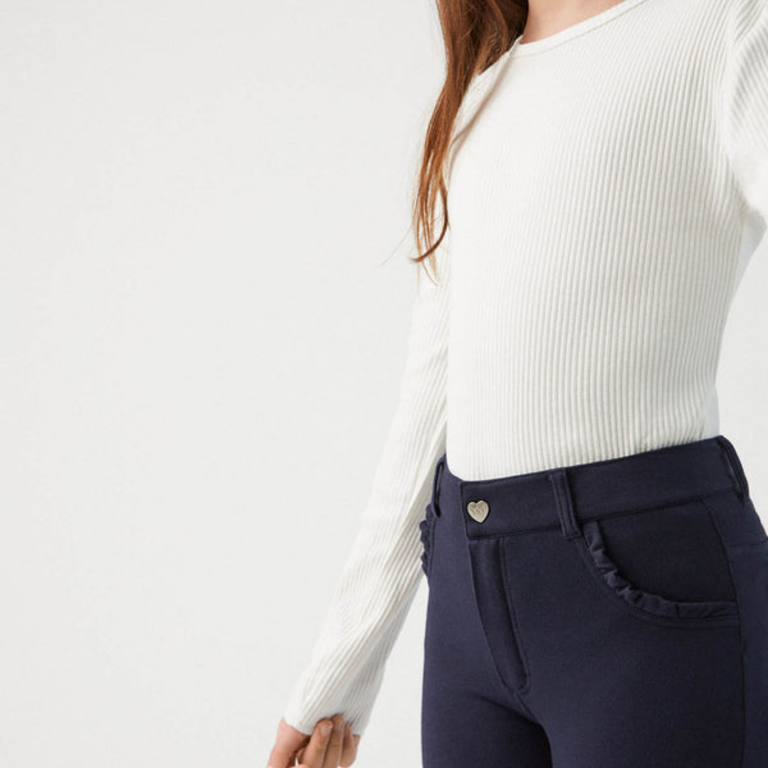 Legging Criança Algodão Cardado 2