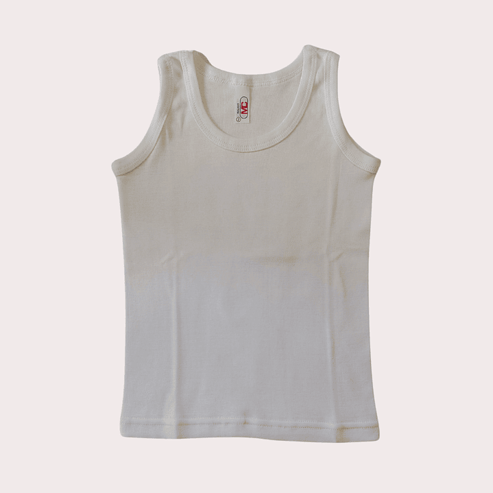 Camisola Interior Criança Alça Cava 1