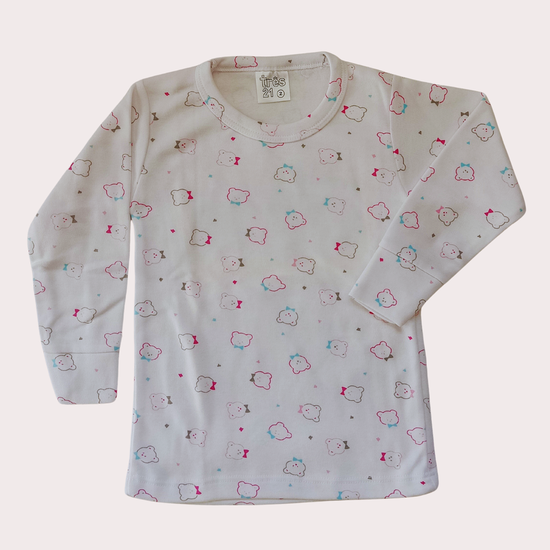 Pack 4 Camisolas Interiores Criança Cardada Tam: 2 6