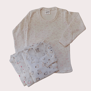 Pack 4 Camisolas Interiores Criança Cardada Tam: 2