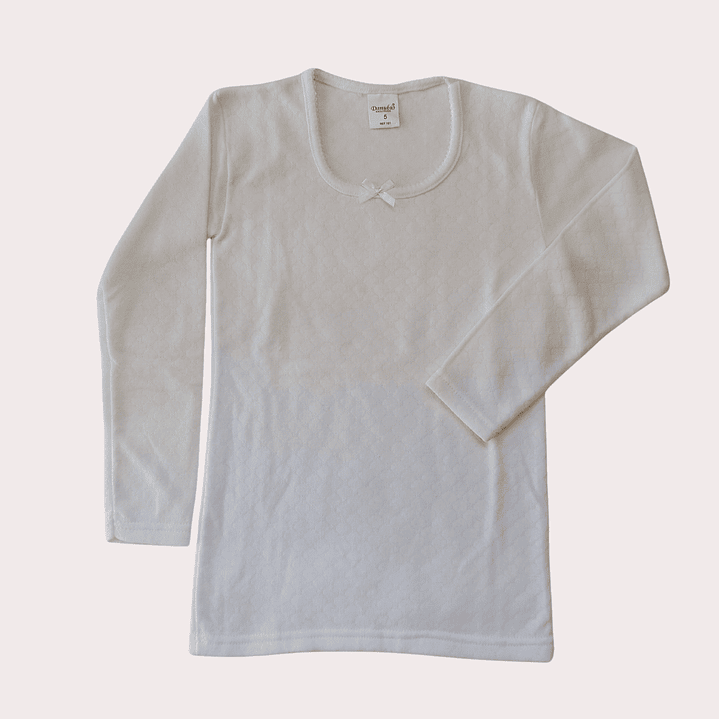 Pack 2 Camisolas Interiores Criança Cardada Tam: 5-6 anos 2